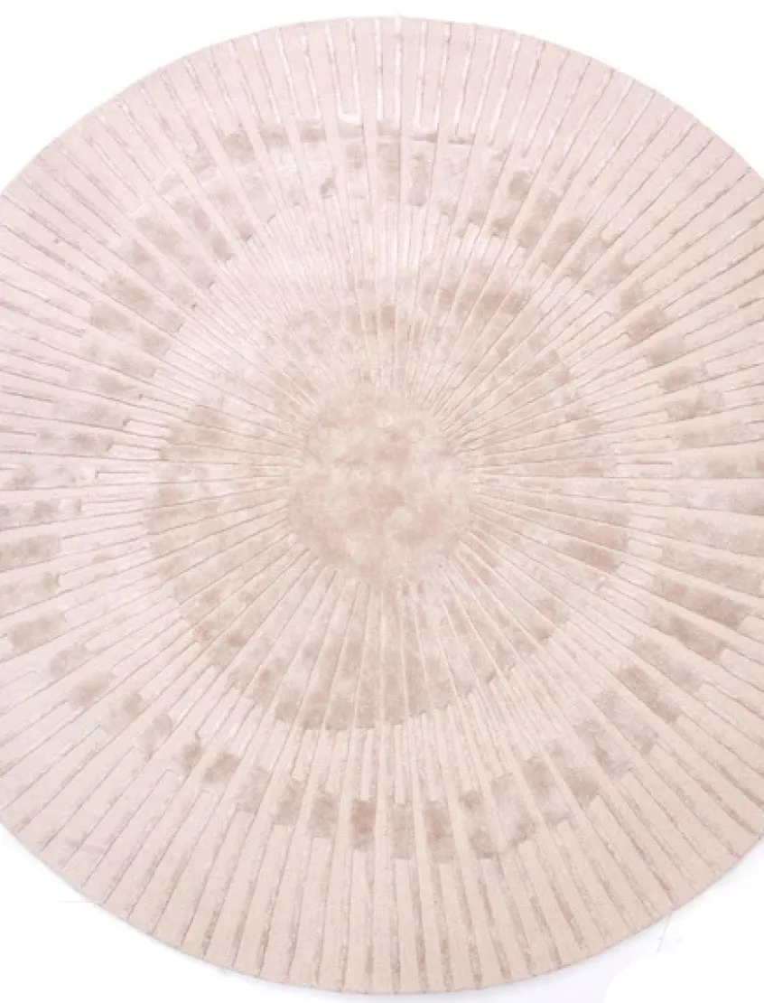 Apvalus kilimas radius beige