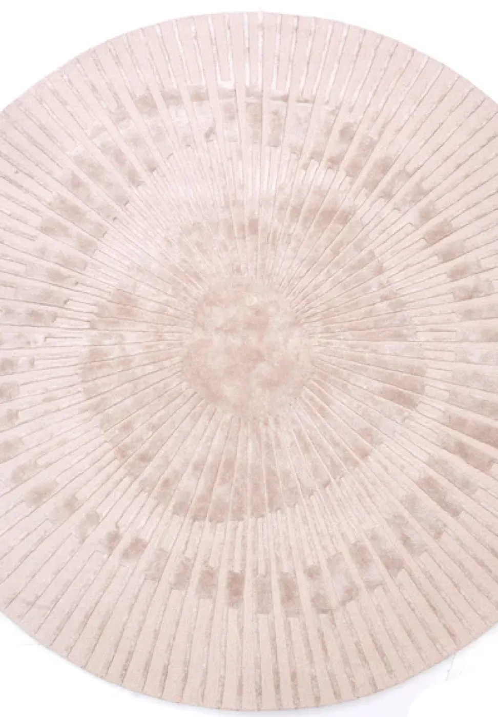 Apvalus kilimas radius beige